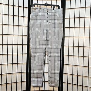 Black & White Plaid Pant